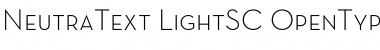 Neutra Text Light SC Regular Font