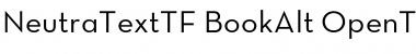 Neutra Text TF Alt&nbsp;Regular