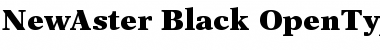 New Aster Black Font