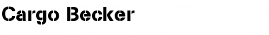 Cargo Becker Regular Font