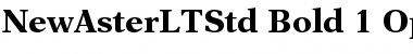 New Aster LT Std Font