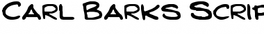 Carl Barks Script Regular Font