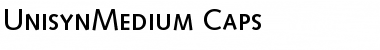 UnisynMedium Font