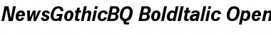 News Gothic BQ Regular Font