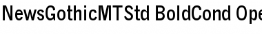 News Gothic MT Std Bold Cond News Gothic MT Std Bold Cond