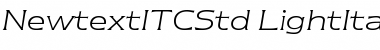 Newtext ITC Std Light Italic