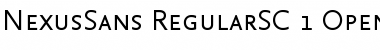 NexusSans-RegularSC Font