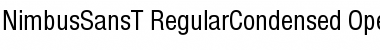 NimbuSanTRegCon Regular Font