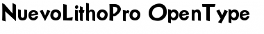 NuevoLithoPro Regular Font