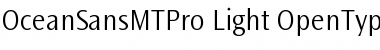 Ocean Sans MT Pro Font
