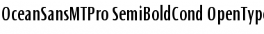 Ocean Sans MT Pro SemiBold Cond Font