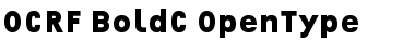 Download OCRF-BoldC Font