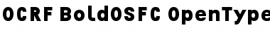 Download OCRF-BoldOSFC Font
