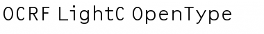 Download OCRF-LightC Font