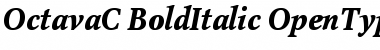 OctavaC Bold Italic