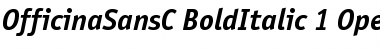 OfficinaSansC Bold Italic