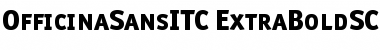OfficinaSansITC ExtraBold SC Font