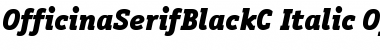 OfficinaSerifBlackC Italic