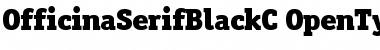 OfficinaSerifBlackC Regular Font