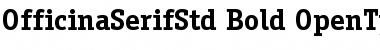ITC Officina Serif Std Bold