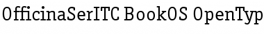 Officina Serif ITC Book OS