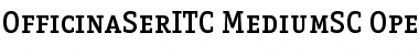 OfficinaSerITC MediumSC Font