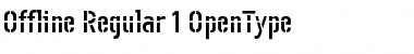 Offline Regular Font