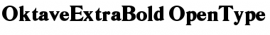 Download OktaveExtraBold Font
