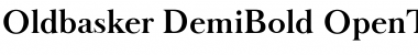 Oldbasker DemiBold Font