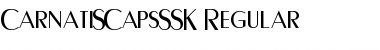 CarnatiSCapsSSK Regular Font