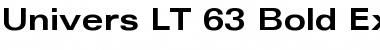 Univers LT 53 Extended Bold Font