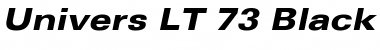 Univers LT 73 BlackExtended Font