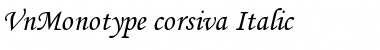 .VnMonotype corsiva Font