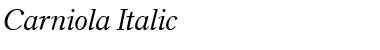 Carniola Italic