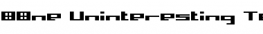 00ne Uninteresting Tech Font