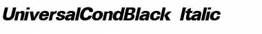 Download UniversalCondBlack Font