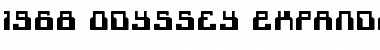 1968 Odyssey Expanded Expanded Font