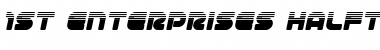 1st Enterprises Halftone Italic Font