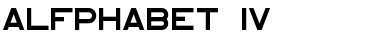 Alfphabet IV Font