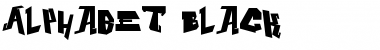 Download Alphabet Black Font