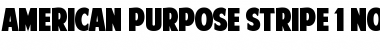Download American Purpose STRIPE 1 Font