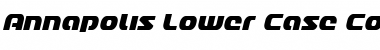 Download Annapolis Lower Case Condensed Italic Font