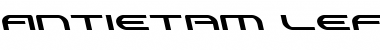 Antietam Leftalic Italic Font