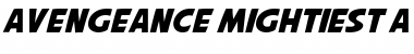 Download Avengeance Mightiest Avenger Font
