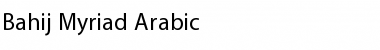 Bahij Myriad Arabic Regular Font