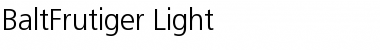 BaltFrutiger Light Font