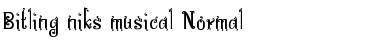 Download Bitling niks musical Font