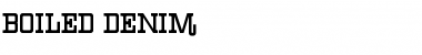 Download Boiled Denim Font