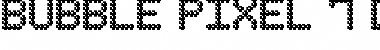 Bubble Pixel-7 Dark Regular Font