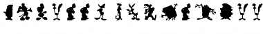 Download Cartoon Silhouettes Font Download Cartoon Silhouettes Font